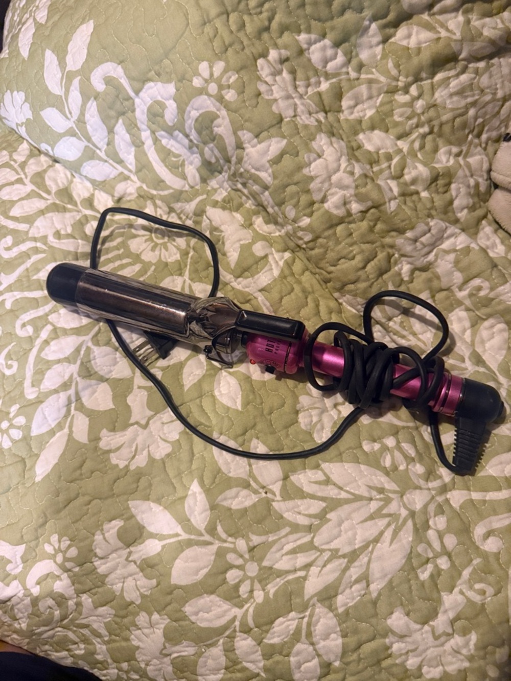 Pink Curling Iron Hair Styler - Unbranded